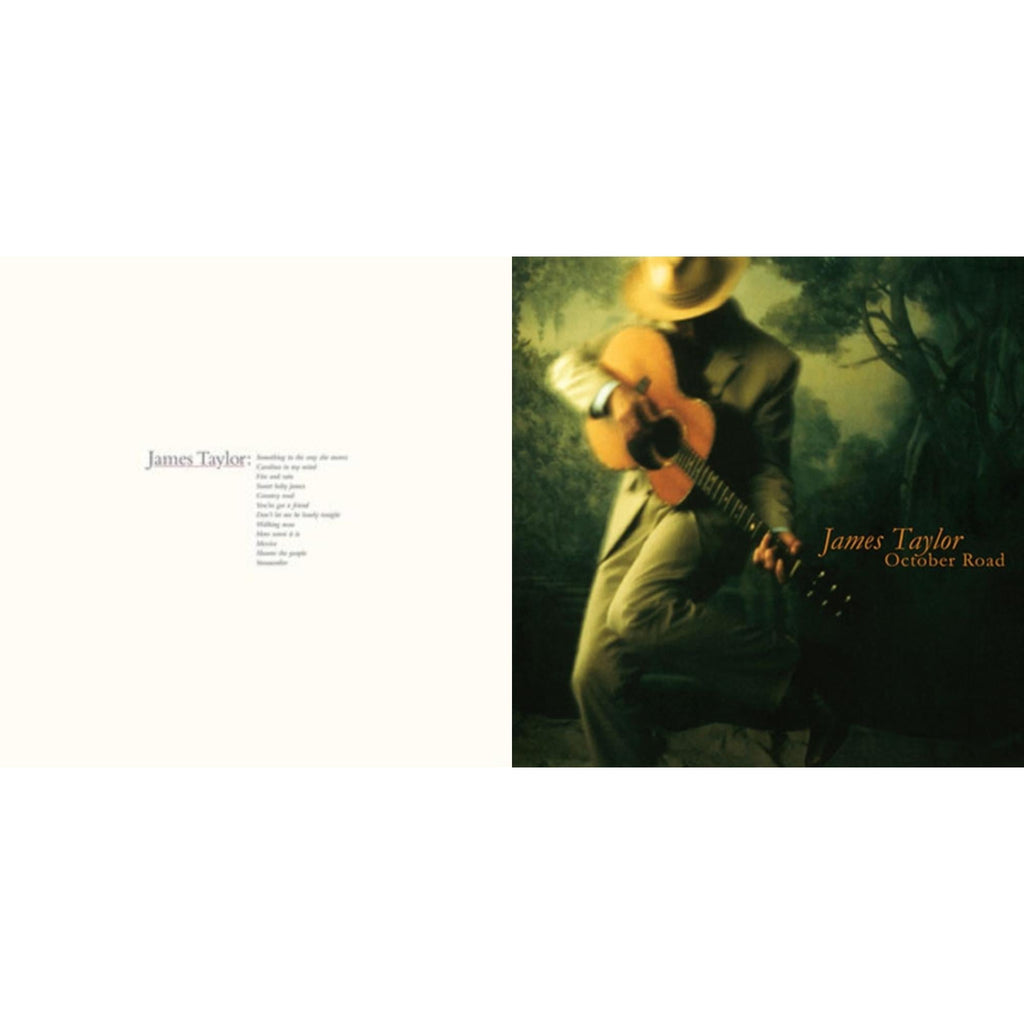 James Taylor - James Taylor's Greatest Hits (2019 Remaster/180G) & October Road (180G/Gold & Black Marbled LP Vinyl)