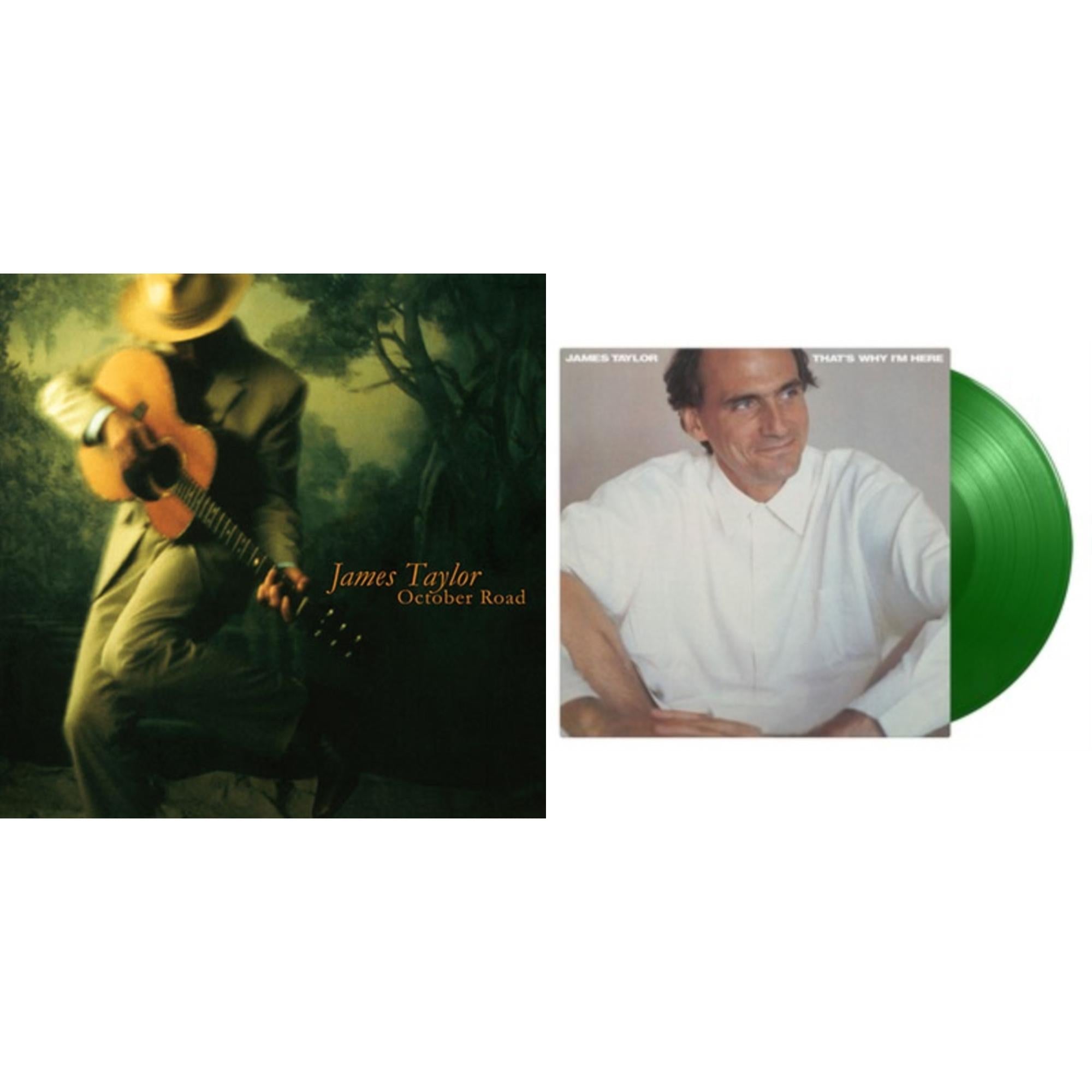 James Taylor - October Road (180G/Gold & Black Marbled LP Vinyl) & That's Why I'm Here (180G/Green LP Vinyl)