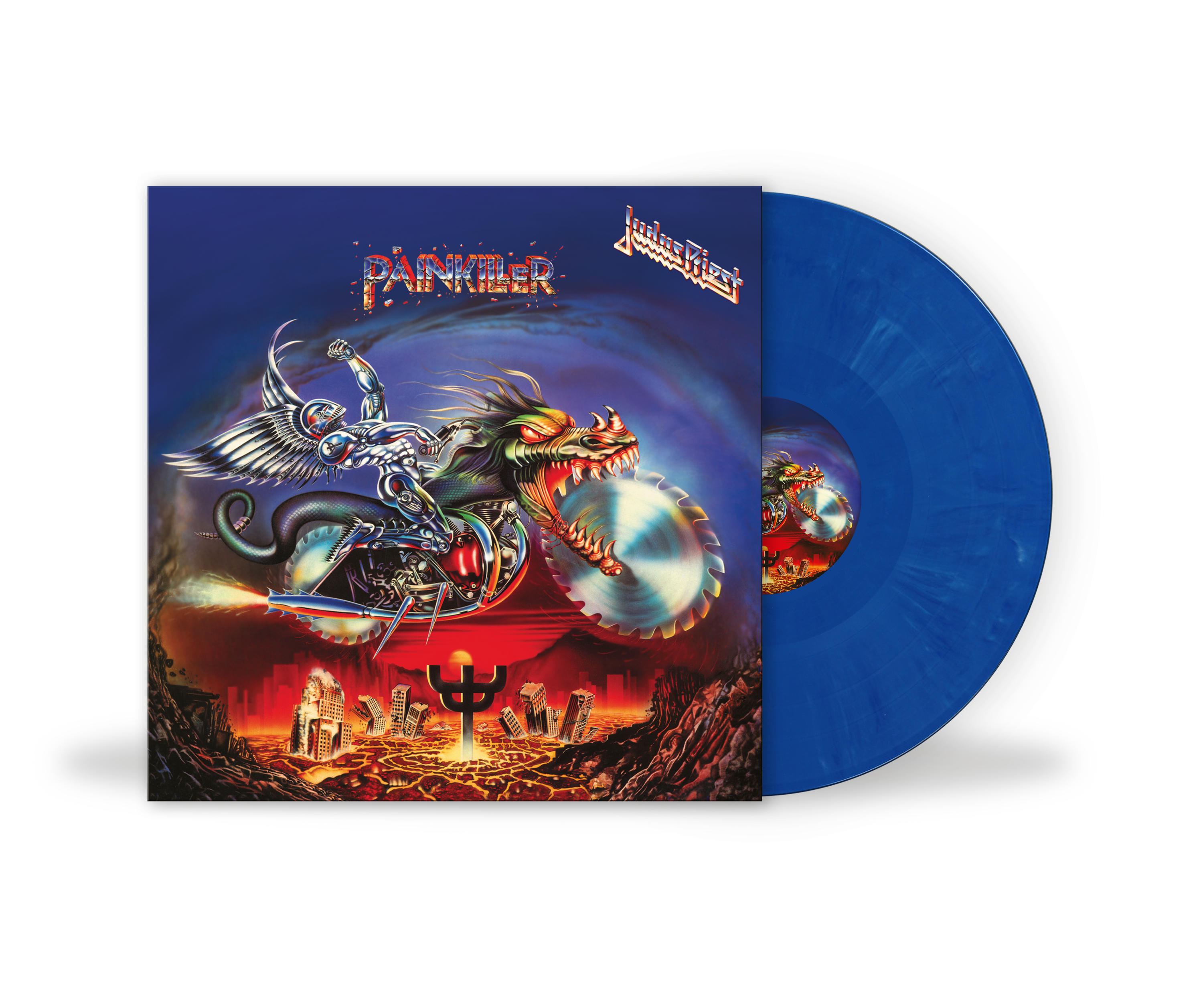 Judas Priest - Painkiller 35th Anniversary LP (Limited Edition Blue Vinyl) Vinyl Record