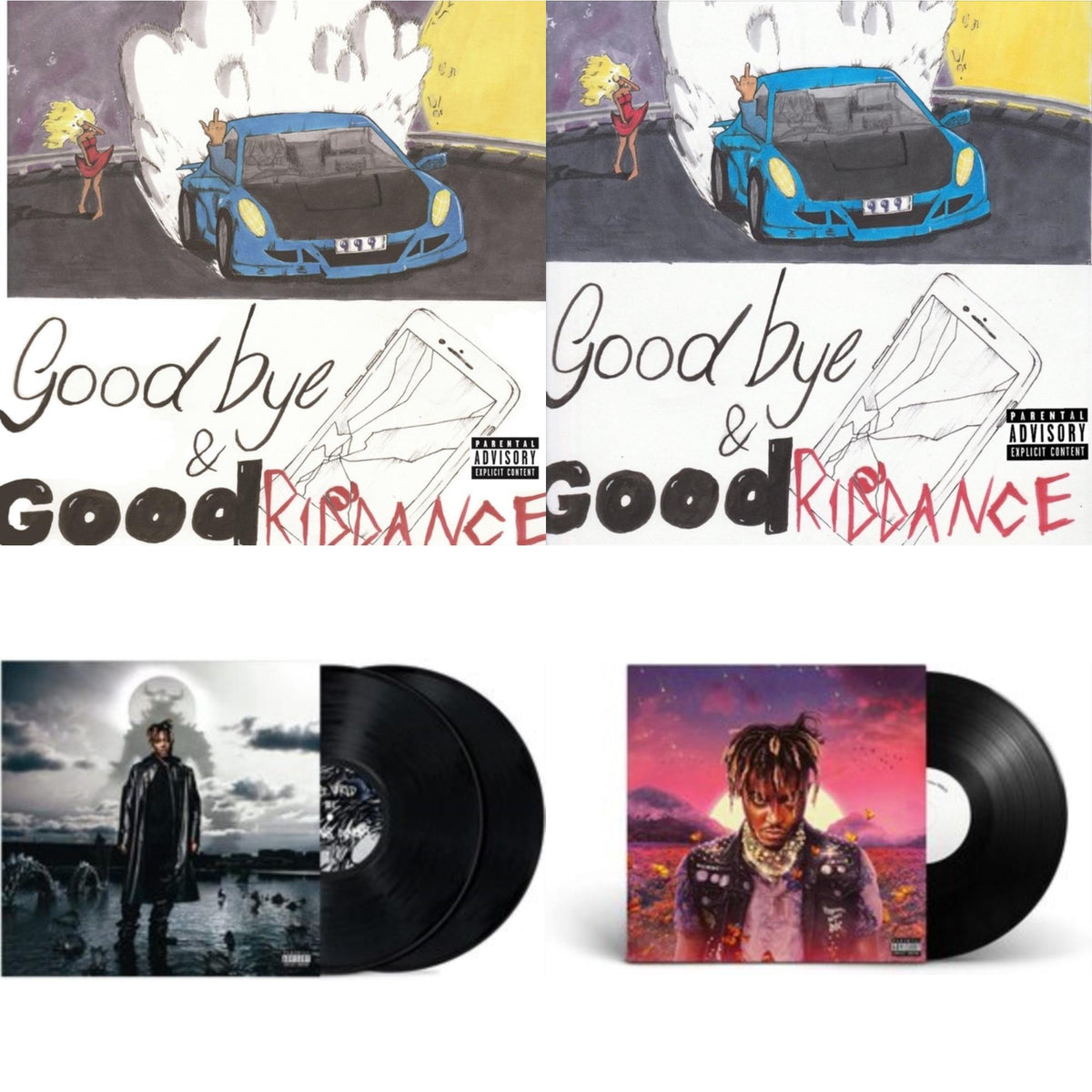 Juice Wrld - Goodbye & Good Riddance (X) (5Th Anniversary Deluxe) & Goodbye & Good Riddance & Fighting Demons (2LP) & Legends Never Die (X) (2LP)