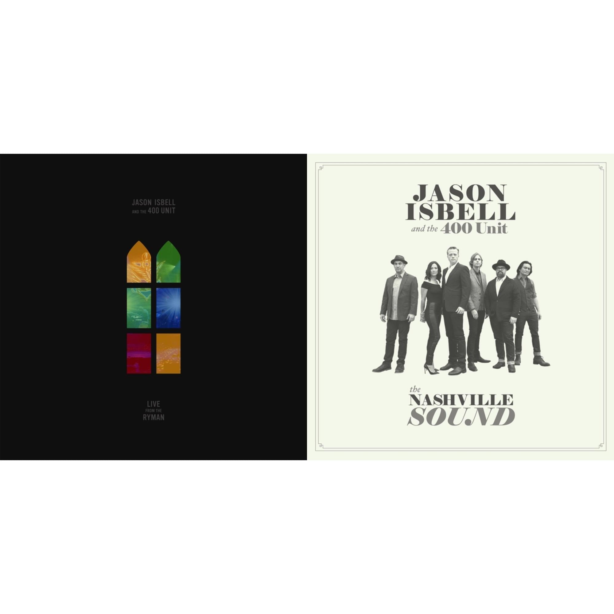 Jason & The 400 Unit Isbell - Nashville Sound & Live From The Ryman - LP Vinyl Bundle
