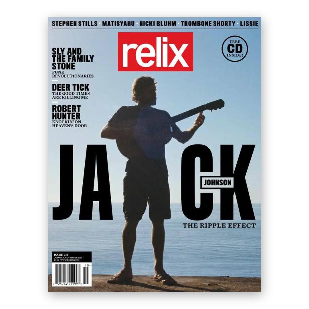 Jack Johnson - October/November 2013 Relix Issue Magazine