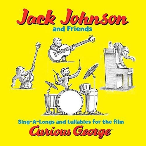Jack Johnson – Sing-A-Longs And Lullabies For The Film Curious George (LP Vinyl) Vinyl Record