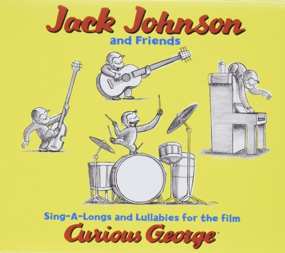 Jack Johnson – Sing-A-Longs and Lullabies for the Film Curious George Music CD