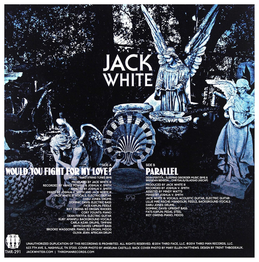 Jack White Would You Fight for My Love / Parallel [7" Vinyl] Vinyl Record