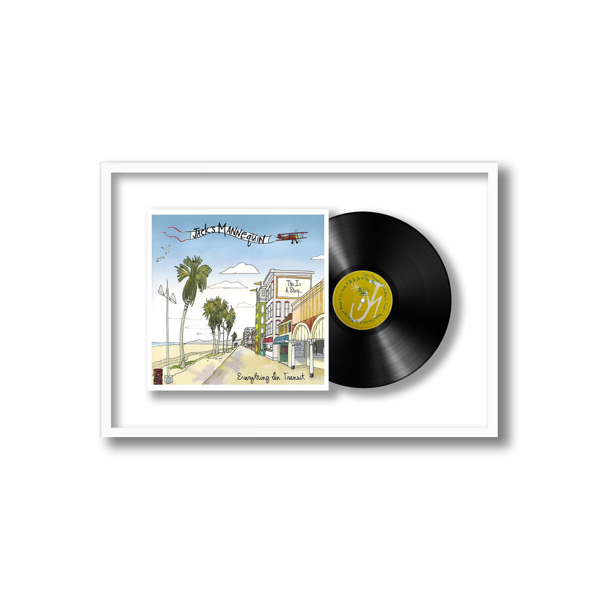 Jack's Mannequin - Everything In Transit - Framed Vinyl Record