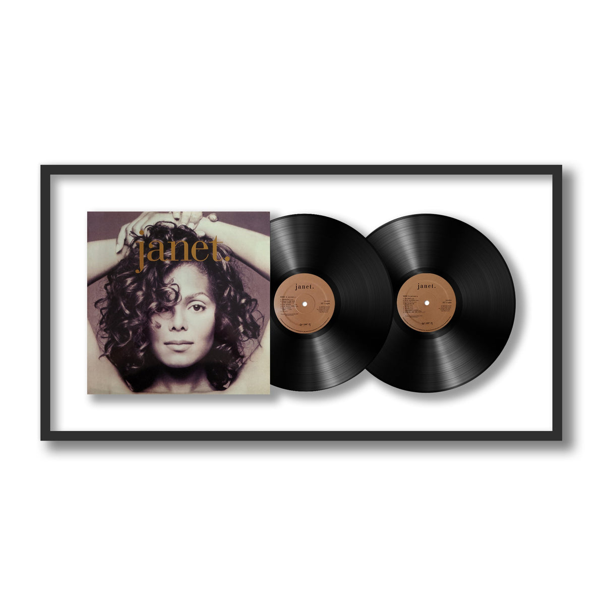 Janet Jackson - Janet Jackson - Framed Vinyl Record