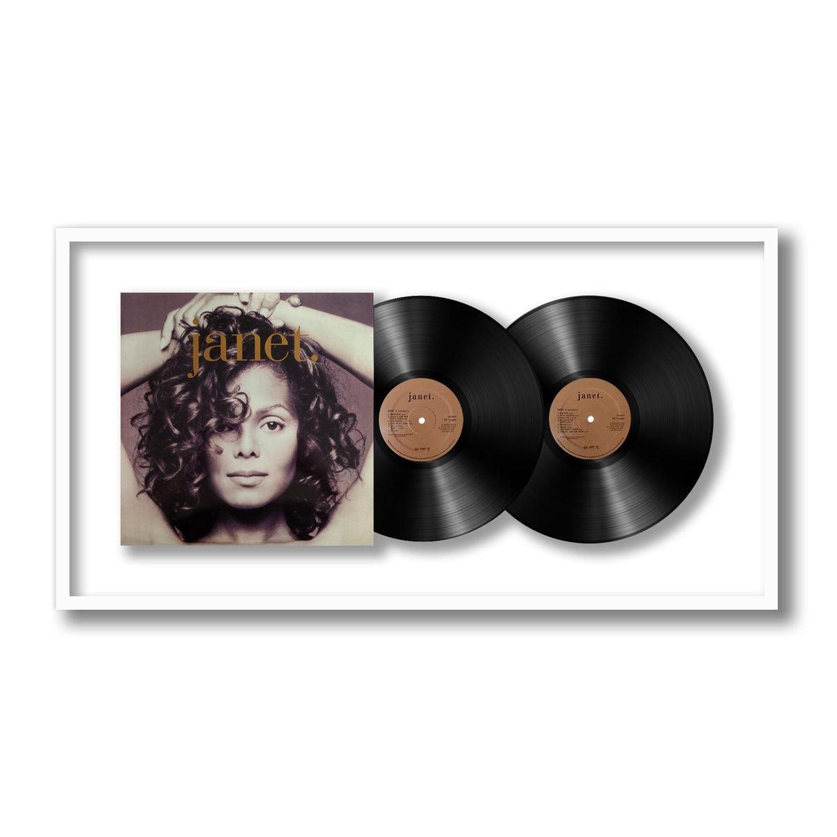 Janet Jackson - Janet Jackson - Framed Vinyl Record