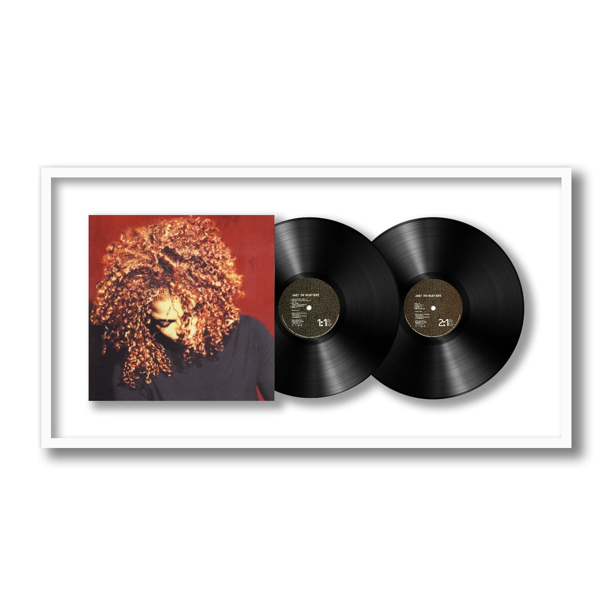 Janet Jackson - The Velvet Rope - Framed Vinyl Record