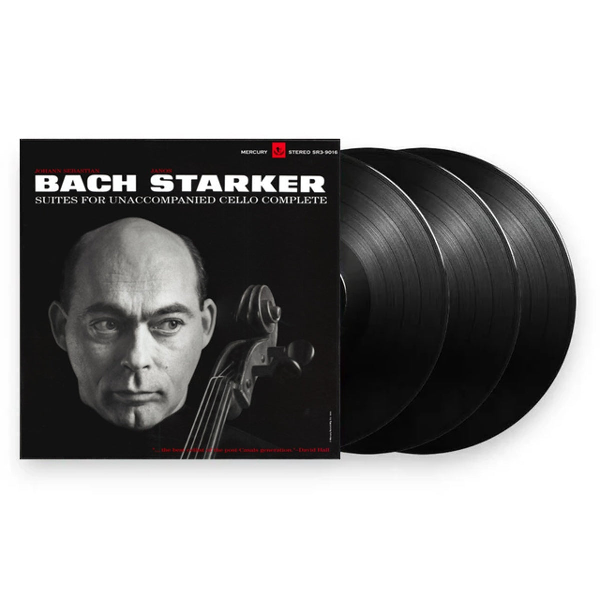 Janos Starker - Bach Suites For Unaccompanied Cello Complete (3-LP Vinyl) Vinyl Record