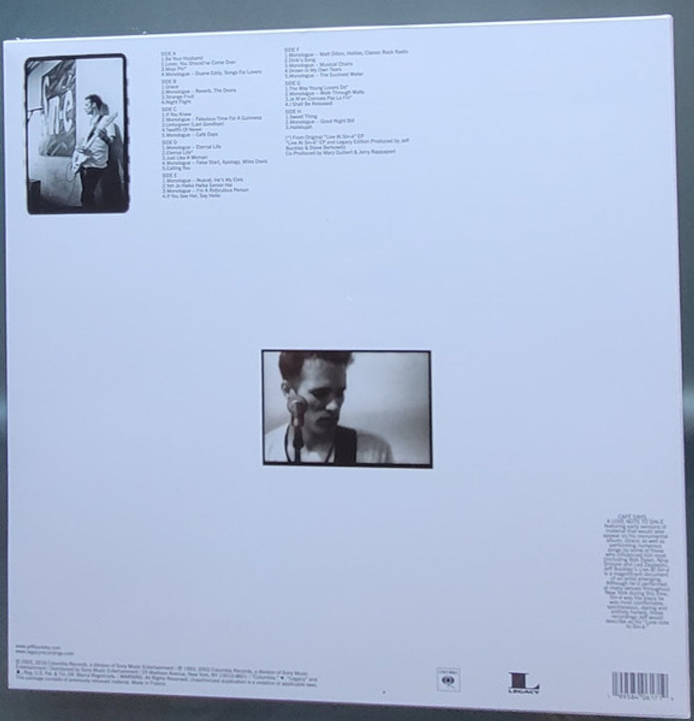 Jeff Buckley – Live At Sin-e (4-LP Vinyl) Vinyl Record