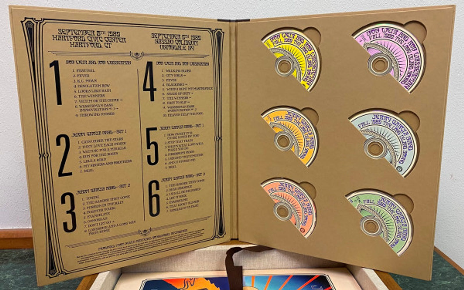 Jerry Garcia Band – Fall 1989: The Long Island Sound (6–CD Box Set) Music CD