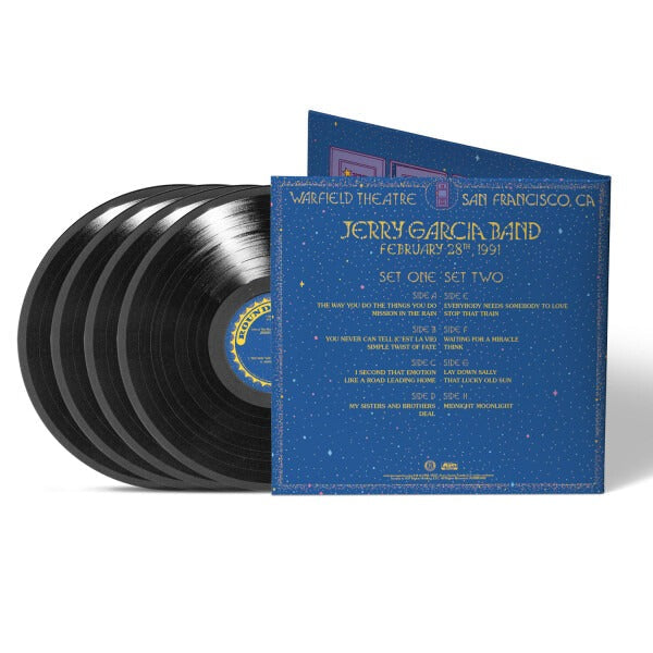 Jerry Garcia – Live At The Warfield: February 28th, 1991 (4-LP Vinyl) Vinyl Record