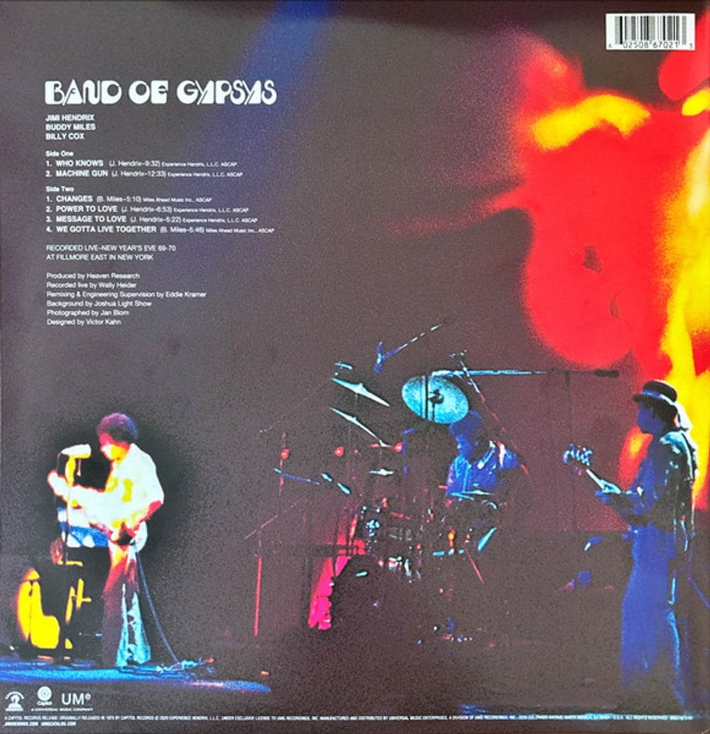 Jimi Hendrix – Band Of Gypsys (LP Vinyl) Vinyl Record