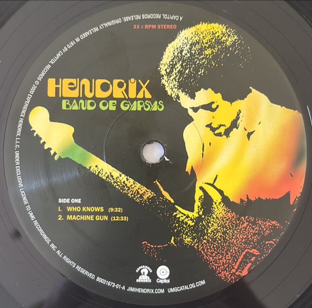 Jimi Hendrix – Band Of Gypsys (LP Vinyl) Vinyl Record