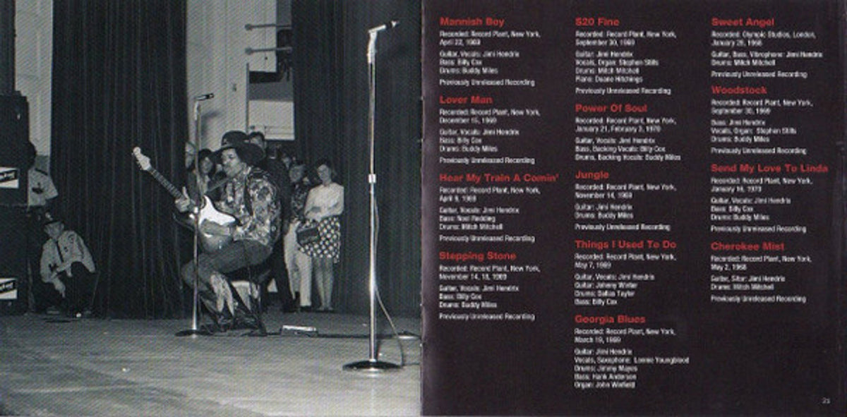 Jimi Hendrix – Both Sides of the Sky Music CD