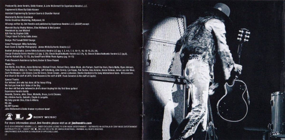Jimi Hendrix – Both Sides of the Sky Music CD