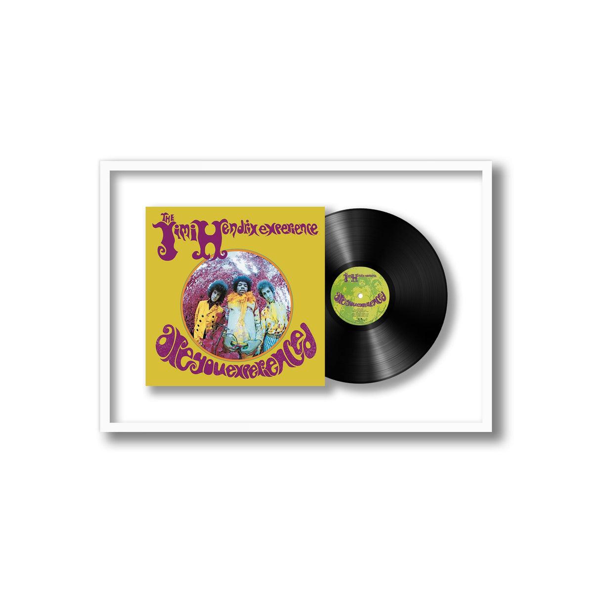 Jimi Hendrix - Are You Experienced - Framed Vinyl Record