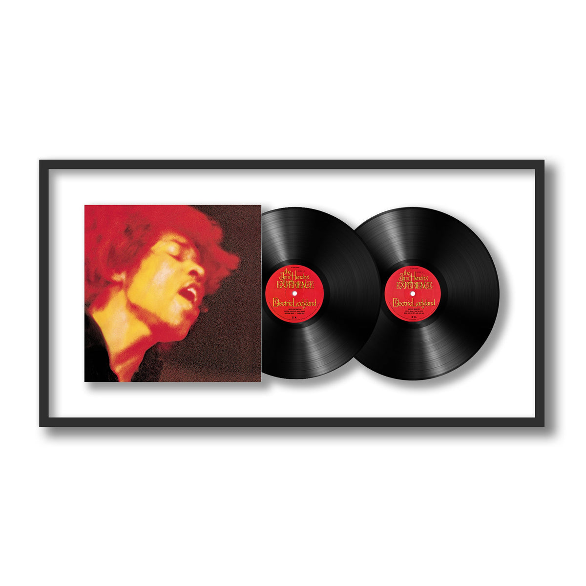 Jimi Hendrix - Electric Ladyland - Framed Vinyl Record