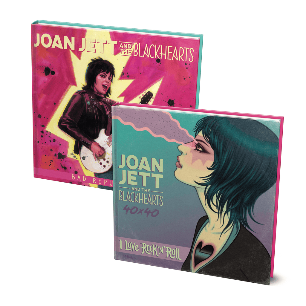 Joan Jett &amp; The Blackhearts - 40x40: Bad Reputation/I Love Rock 'n' Roll - Hardcover Book