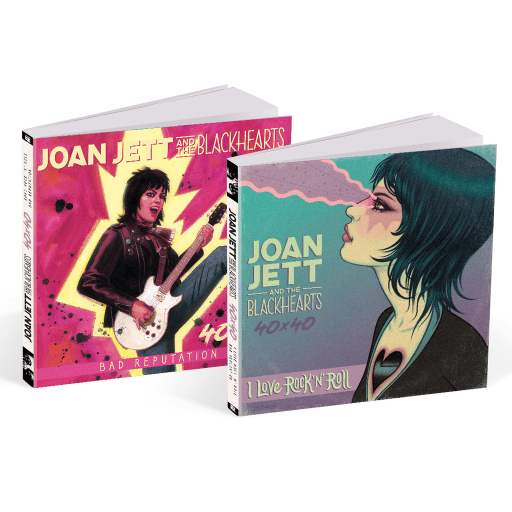 Joan Jett &amp; The Blackhearts - 40x40: Bad Reputation/I Love Rock 'n' Roll - Hardcover Book