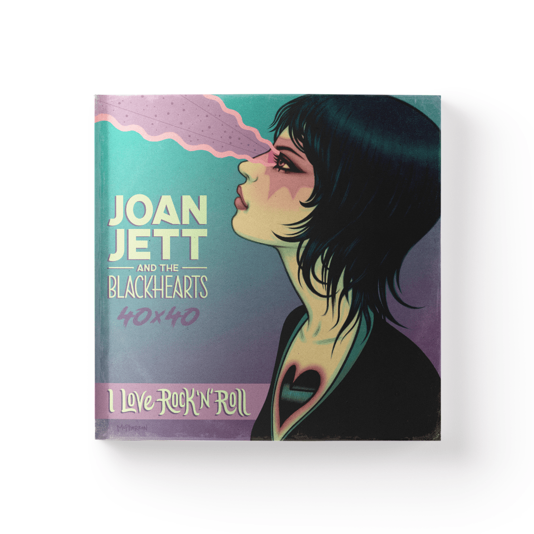 Joan Jett &amp; The Blackhearts - 40x40: Bad Reputation/I Love Rock 'n' Roll - Hardcover Book