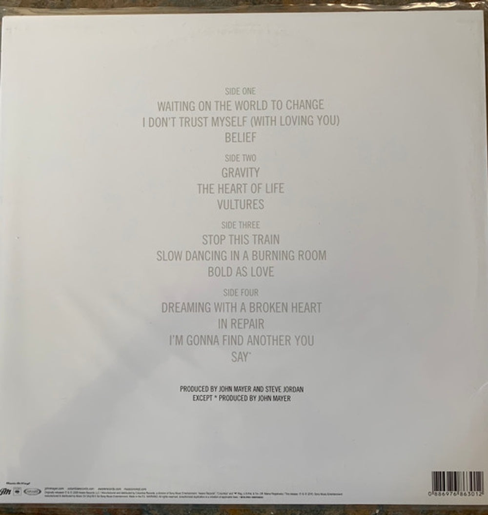 John Mayer – Continuum (180 Gram 2-LP Vinyl) Vinyl Record
