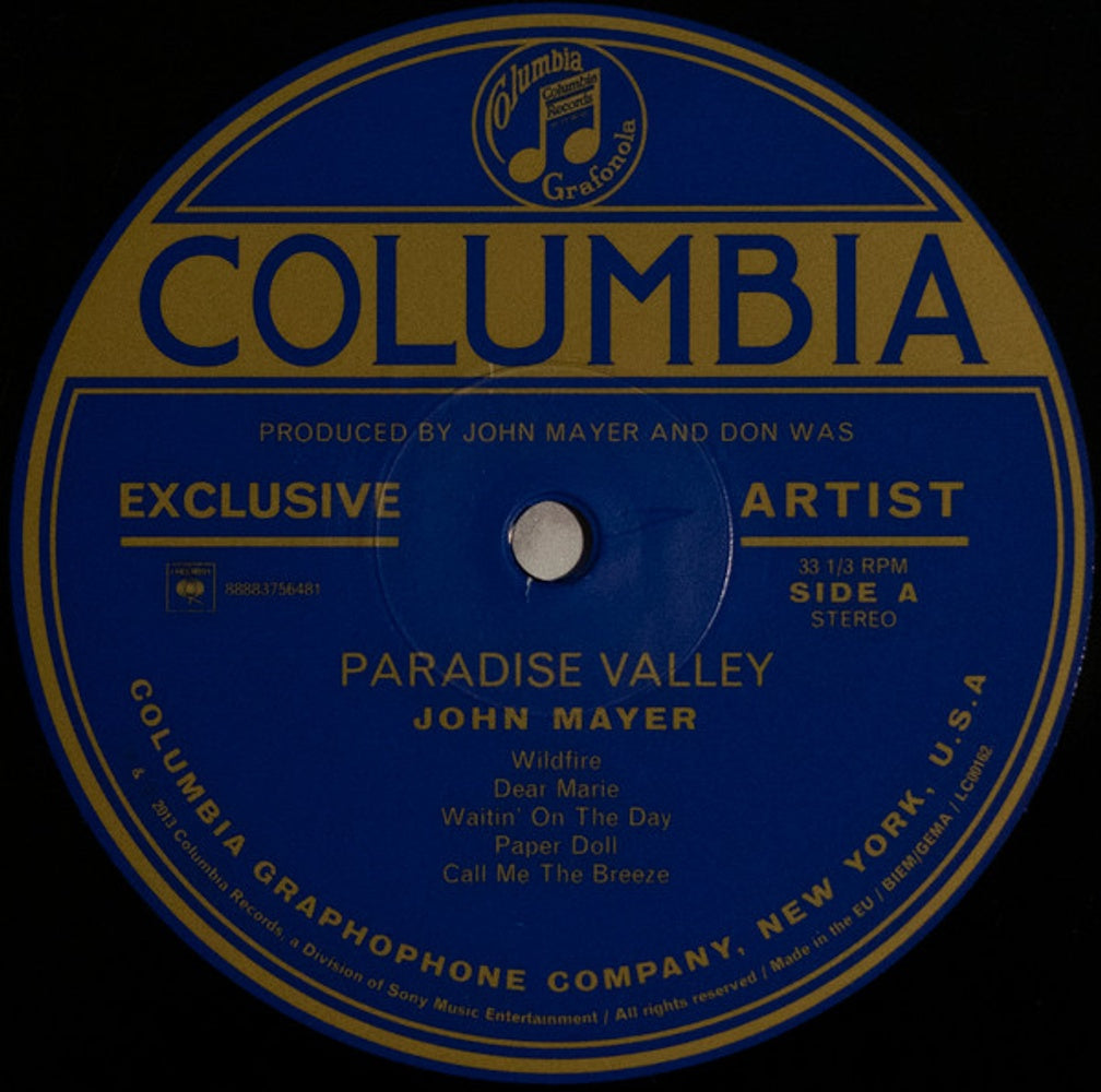 John Mayer – Paradise Valley (LP Vinyl + CD) Vinyl Record