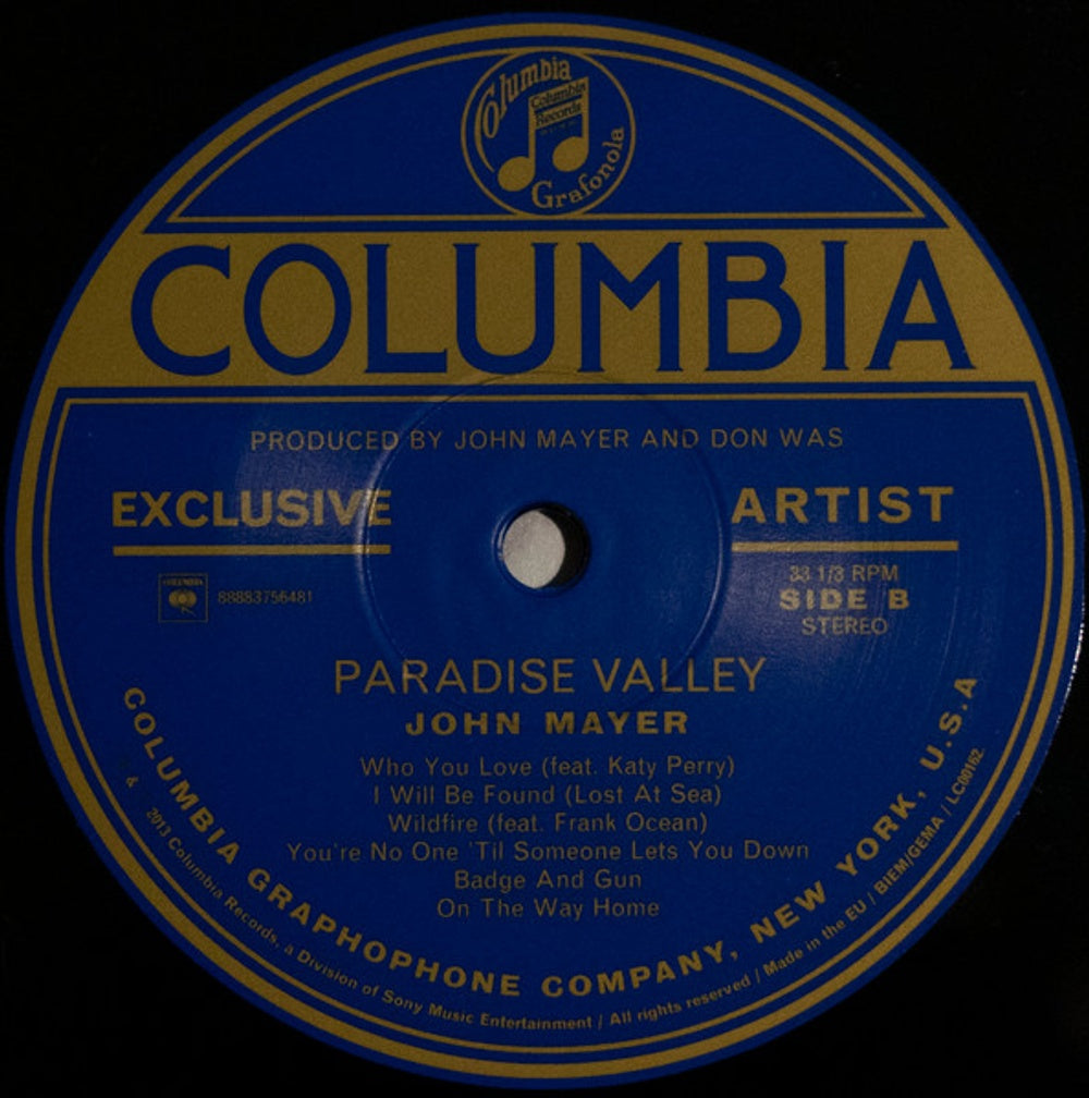 John Mayer – Paradise Valley (LP Vinyl + CD) Vinyl Record