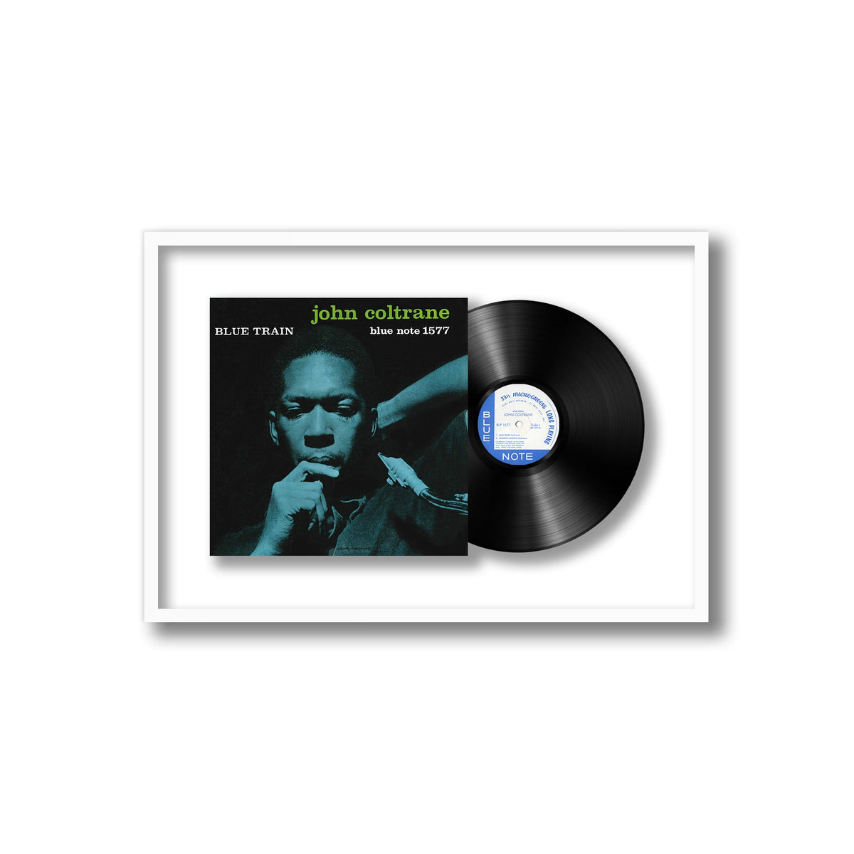 John Coltrane - Blue Train - Framed Vinyl Record