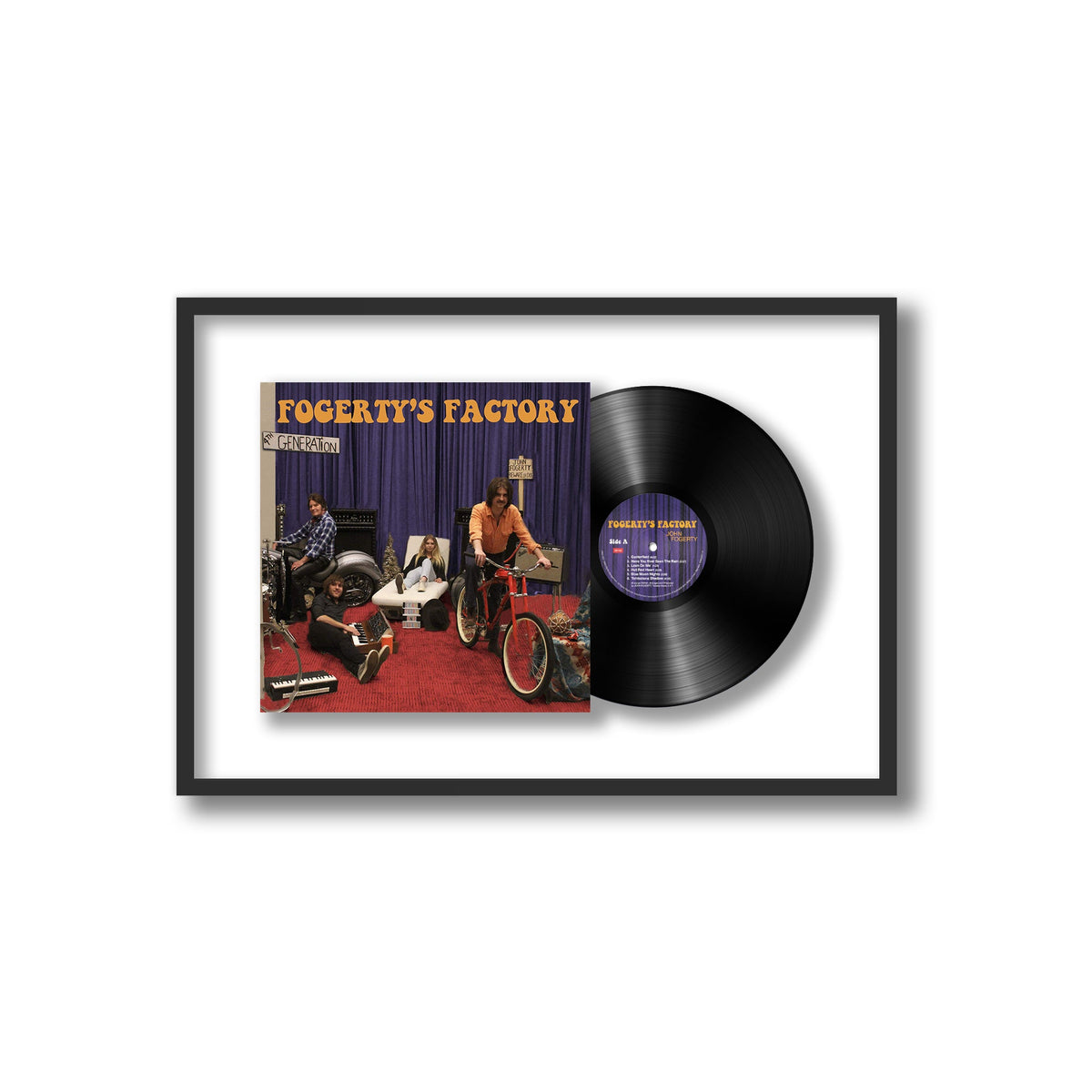 John Fogerty - Fogerty's Factory - Framed Vinyl Record