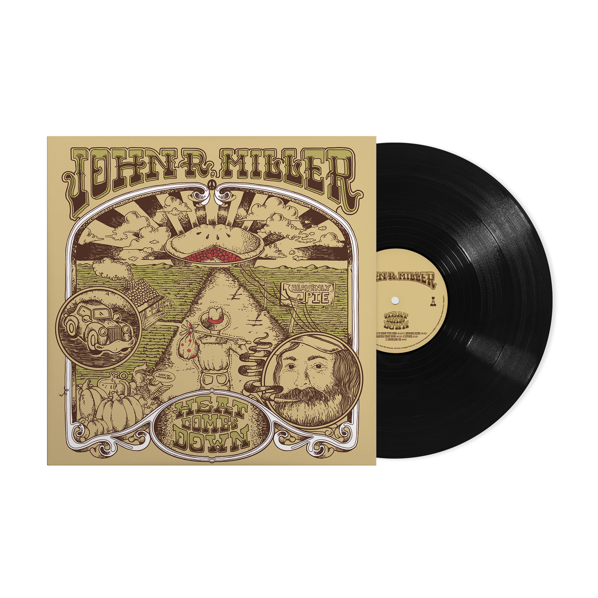 Heat Comes Down - Black Vinyl Record