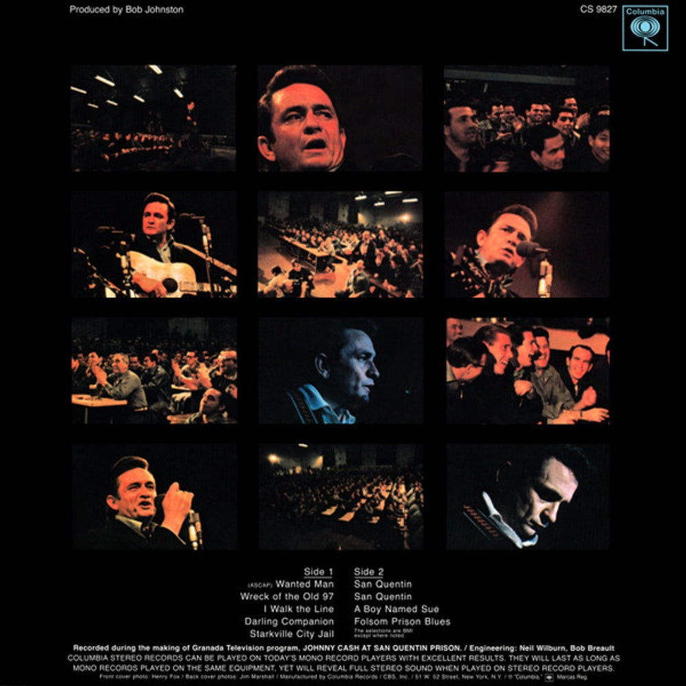 Johnny Cash – At San Quentin (LP Vinyl) Vinyl Record