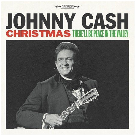 Johnny Cash CHRISTMAS: THERE'LL BE PEACE IN THE VALL Vinyl Record