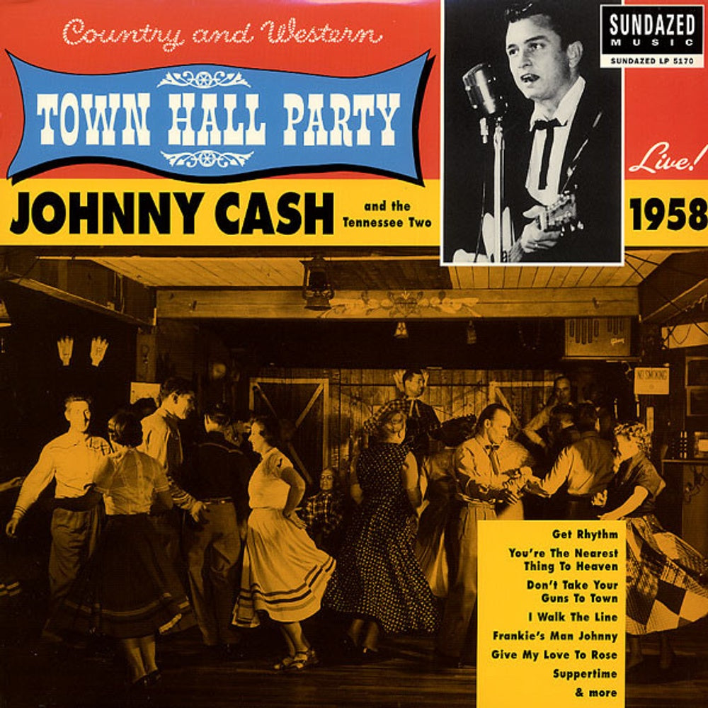 Johnny Cash – Live at Town Hall Party 1958 (LP Vinyl) Vinyl Record