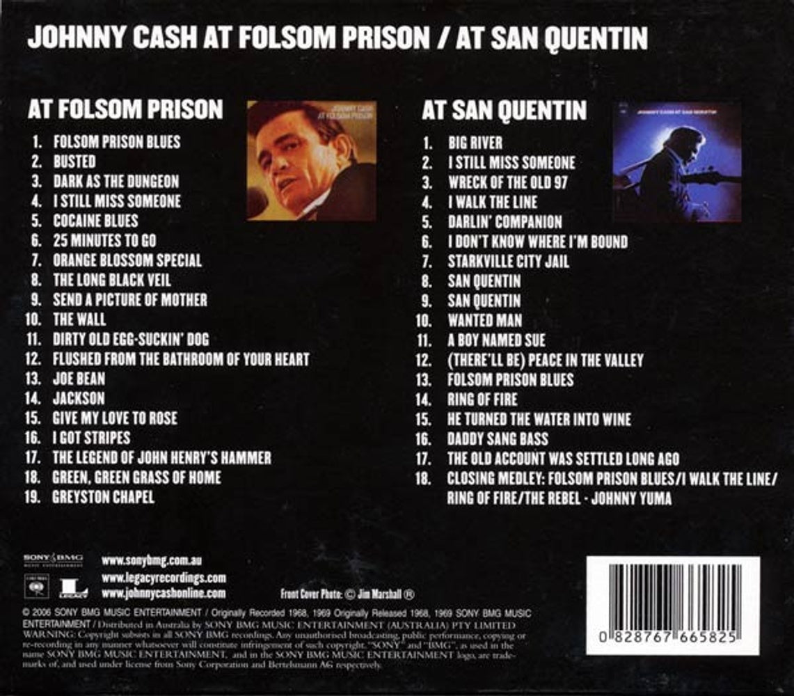 Johnny Cash – Prison Concerts (Import 2-CD) Music CD