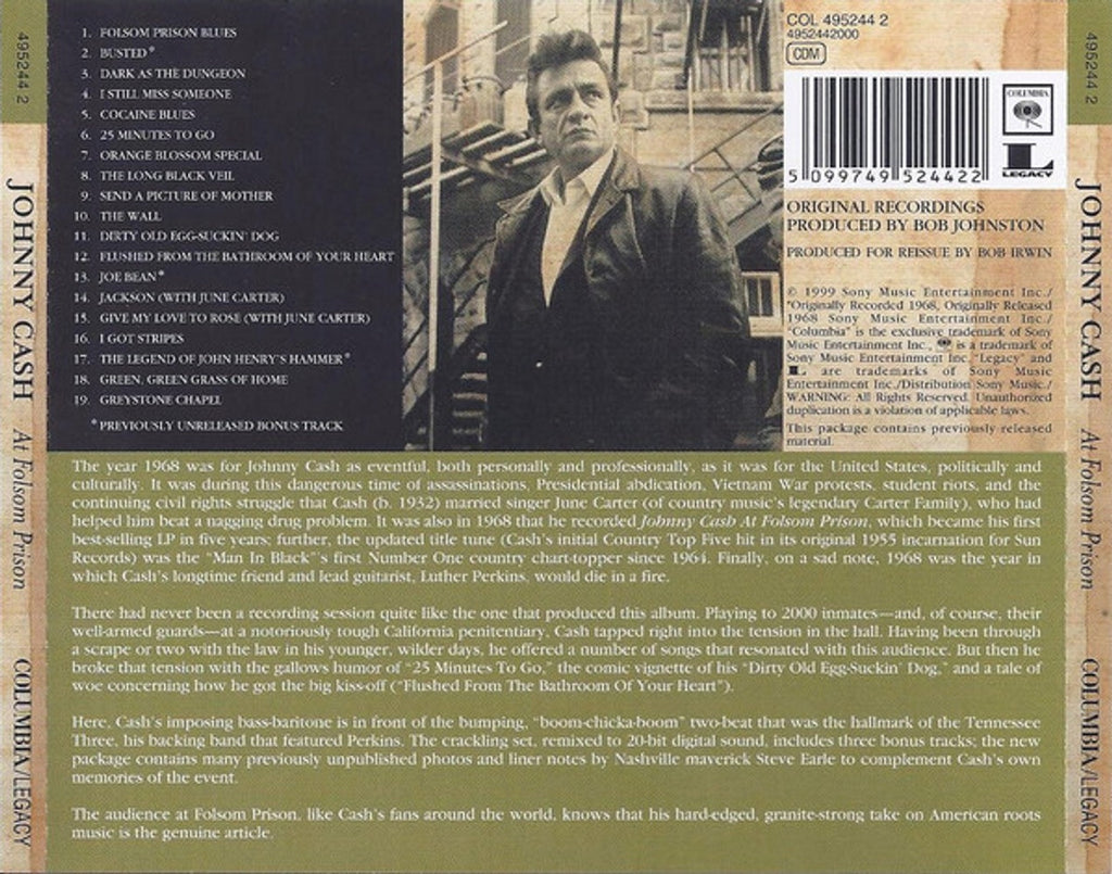 Johnny Cash – Prison Concerts (Import 2-CD) Music CD