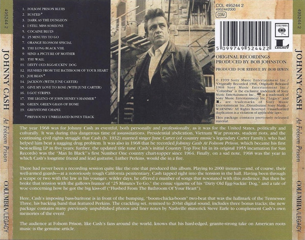 Johnny Cash – Prison Concerts (Import 2-CD) Music CD
