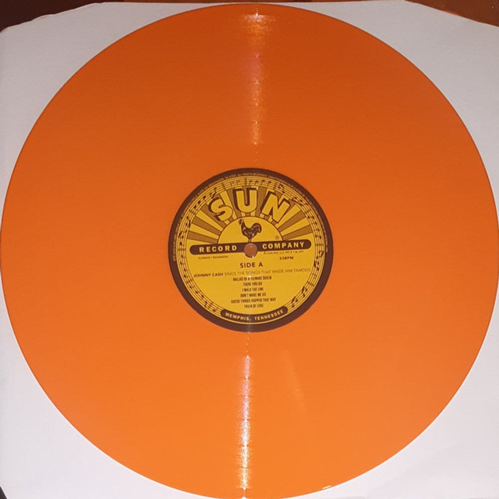Johnny Cash – Sings The Songs That Made Him Famous (Remastered Orange LP Vinyl) Vinyl Record