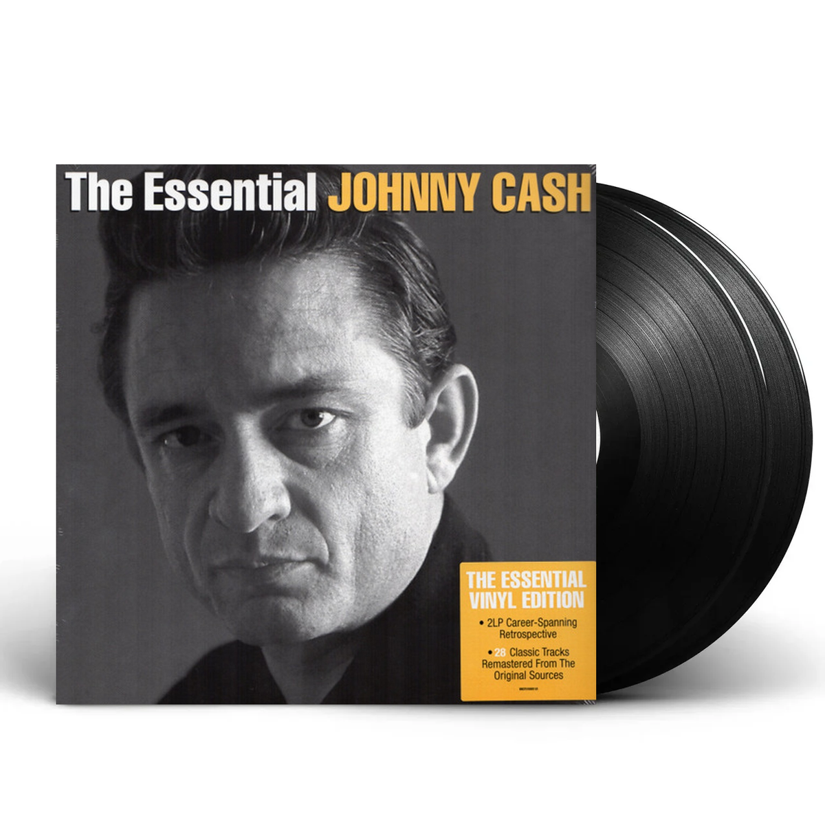 Johnny Cash – The Essential Johnny Cash (2-LP Vinyl) Vinyl Record
