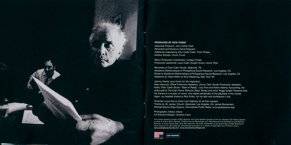 Johnny Cash – The Man Comes Around Music CD