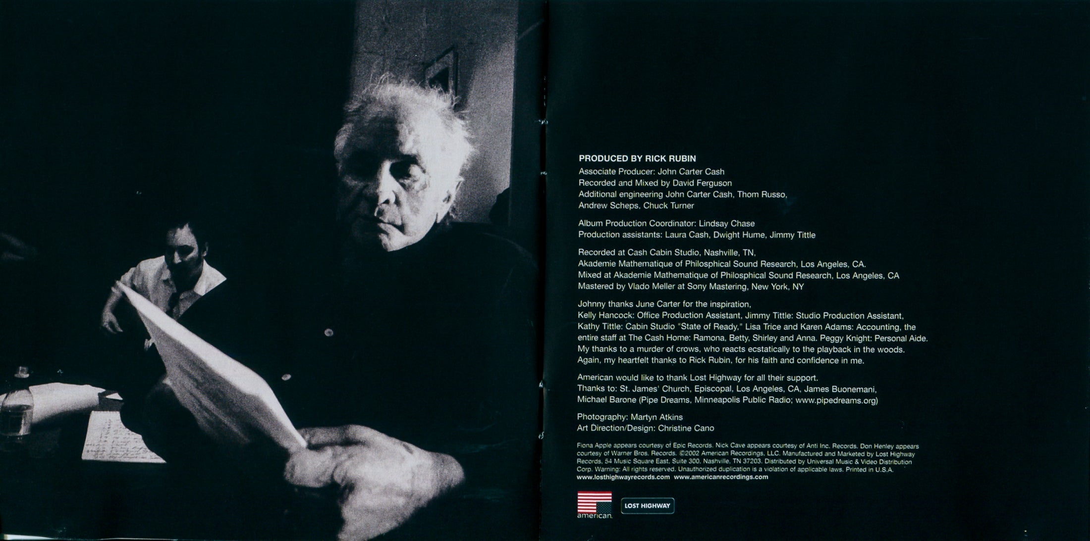 Johnny Cash – The Man Comes Around Music CD