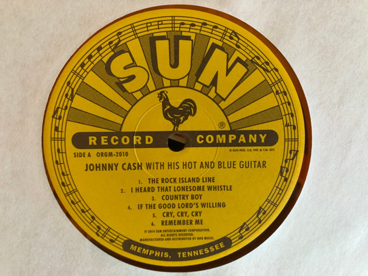 Johnny Cash – With His Hot & Blue Guitar (Orange LP Vinyl) Vinyl Record