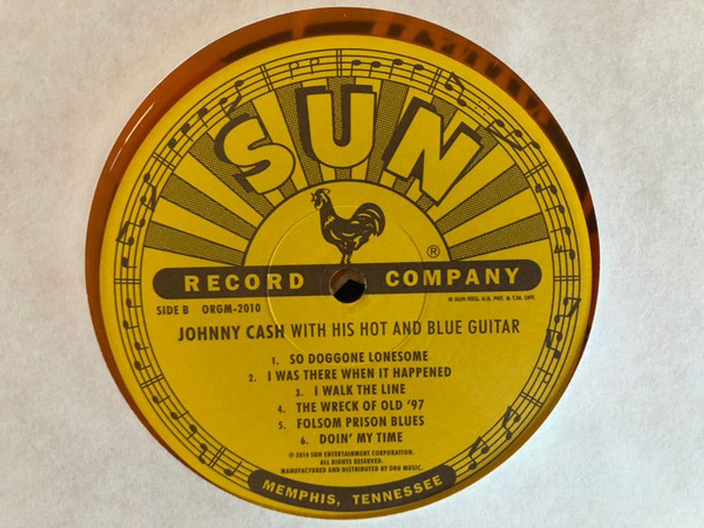 Johnny Cash – With His Hot & Blue Guitar (Orange LP Vinyl) Vinyl Record