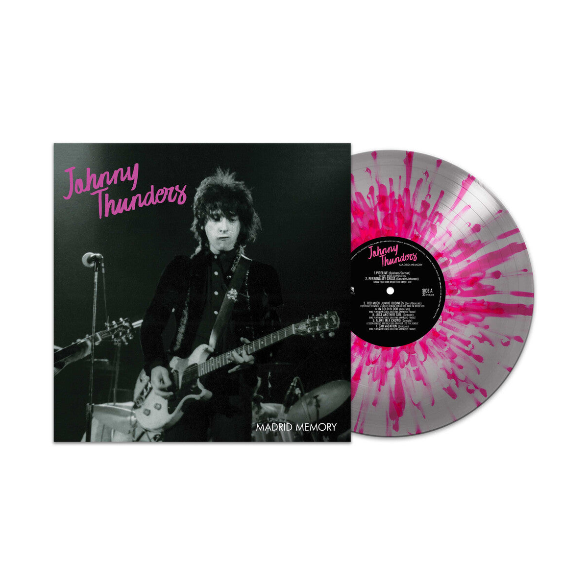 Johnny Thunders – Madrid Memory (Splatter LP Vinyl) Vinyl Record