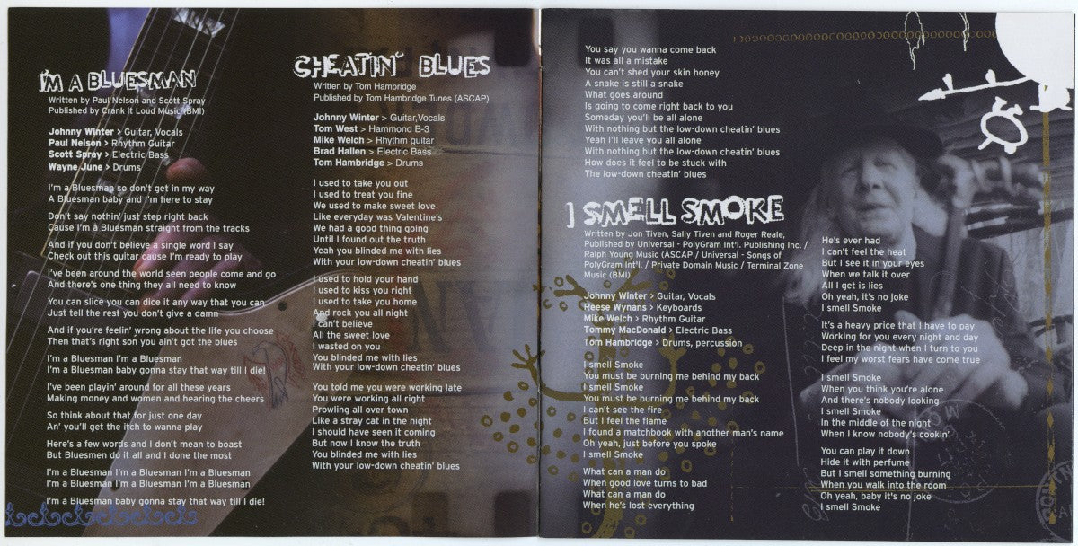 Johnny Winter – I'm A Bluesman Music CD