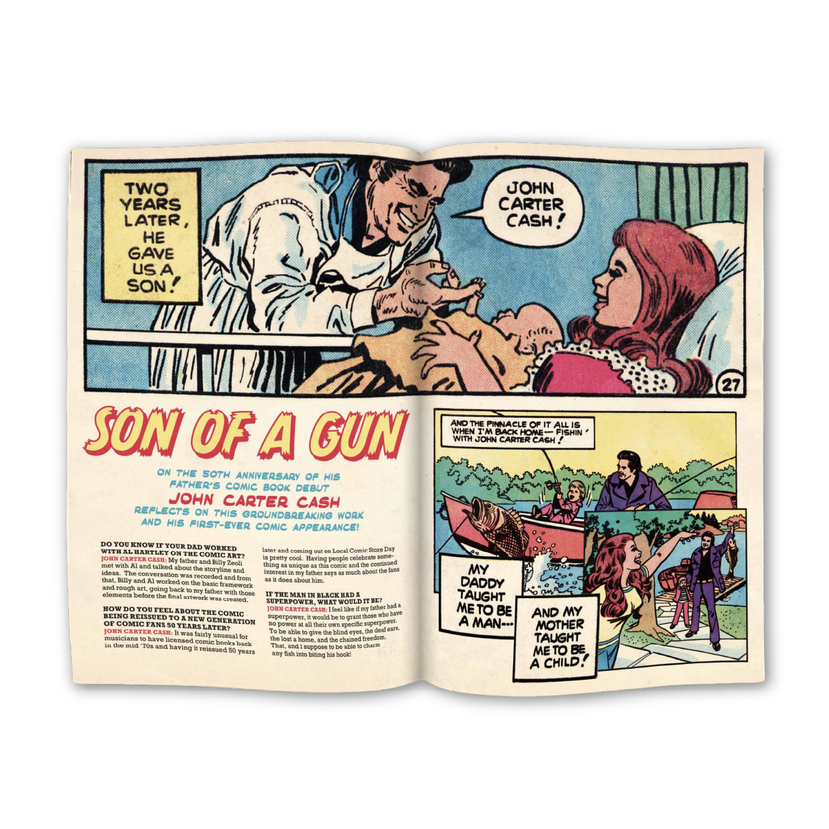 Hello, I'm Johnny Cash – 50th Anniversary Edition Comic Book (Chip Kidd Cover Variant)