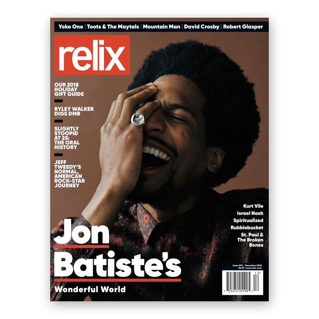 Jon Batiste - December 2018 Relix Issue Magazine