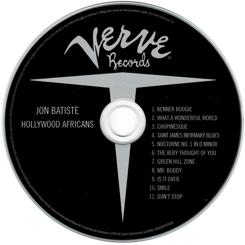 Jon Batiste – Hollywood Africans Music CD