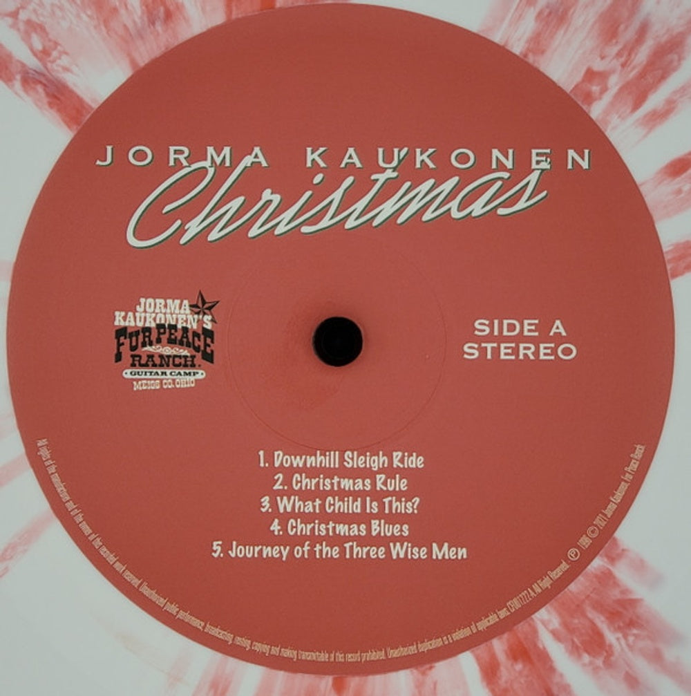 Jorma Kaukonen – Christmas (Candy Cane Edition RSD Black Friday 2021 LP Vinyl) Vinyl Record